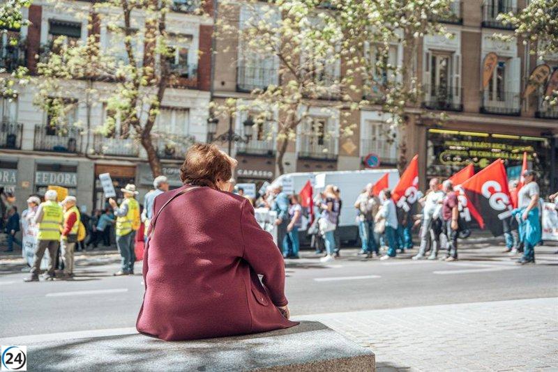 El número de pensionistas en Castilla-La Mancha aumenta un 1,57% en marzo, alcanzando los 390.544.