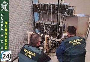 Três arrestados por fraude de luz para minar Bitcoin en Albacete.