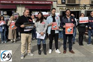 Sindicatos se concentran en Castilla-La Mancha en homenaje a las víctimas de accidentes laborales