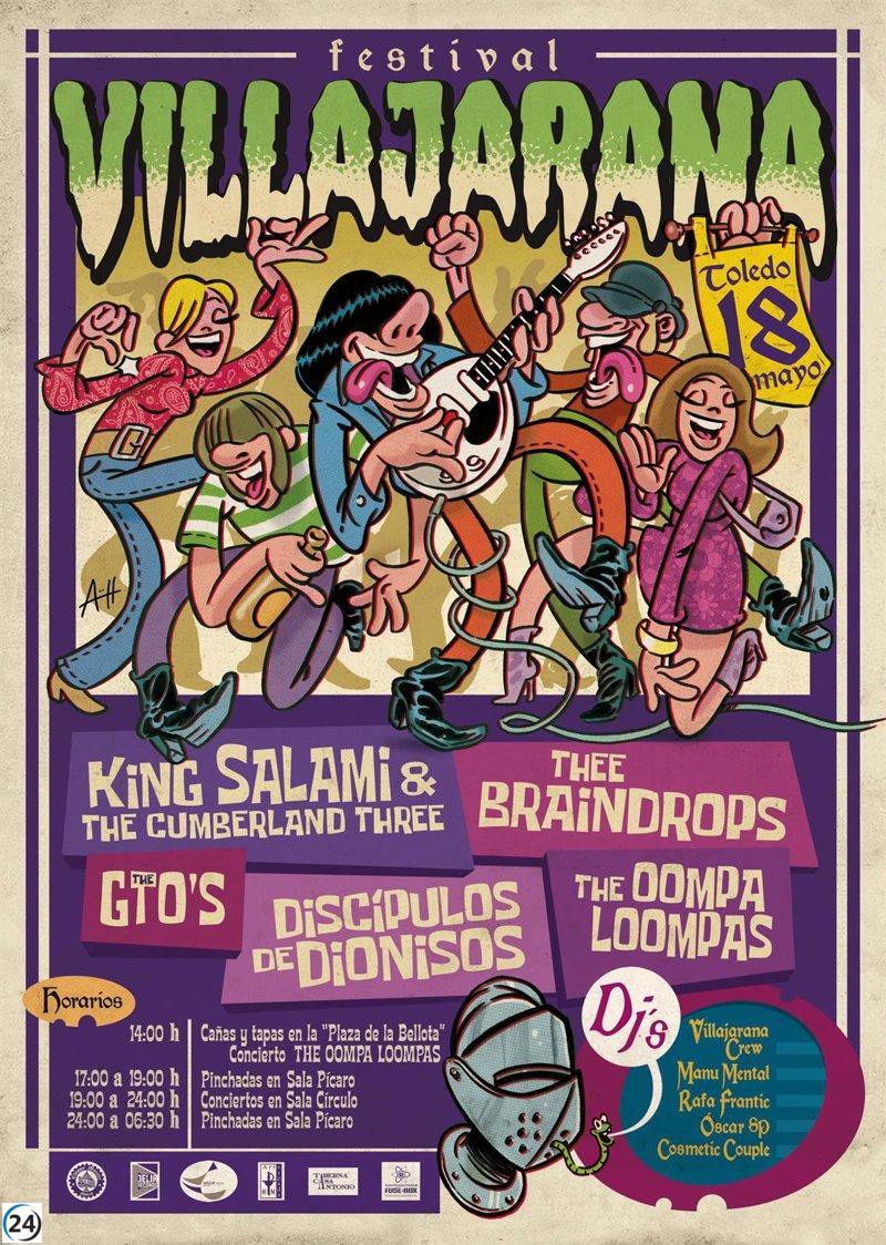 El Villajarana hará resurgir el rock en Toledo el 18 de mayo con conciertos y eventos en distintos espacios.