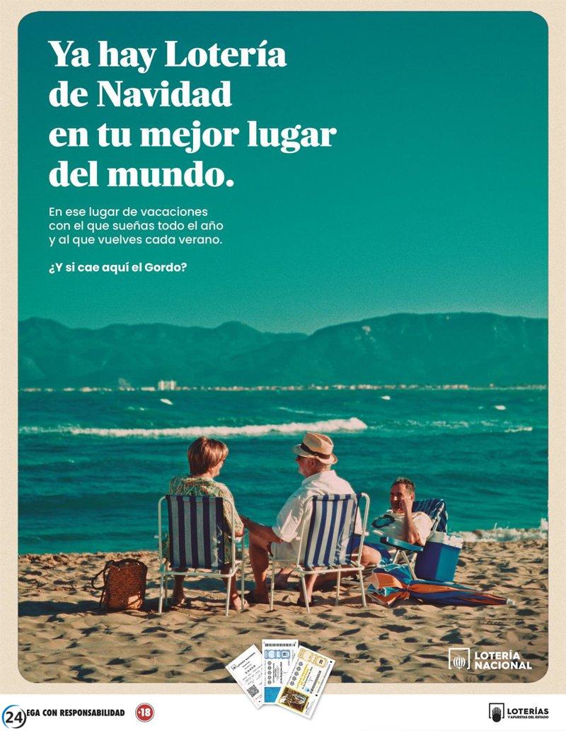 La Lotería de Navidad 2024 apuesta por la playa y la plaza del pueblo en su campaña estival.