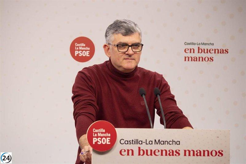 PSOE CLM denuncia que el PP reduce recursos en la oposición y los insta a presentar en Génova las firmas contra la reforma de pensiones.