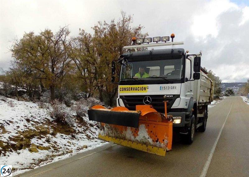 C-LM se prepara para las nevadas con 207 quitanieves y 38,226 toneladas de sal.
