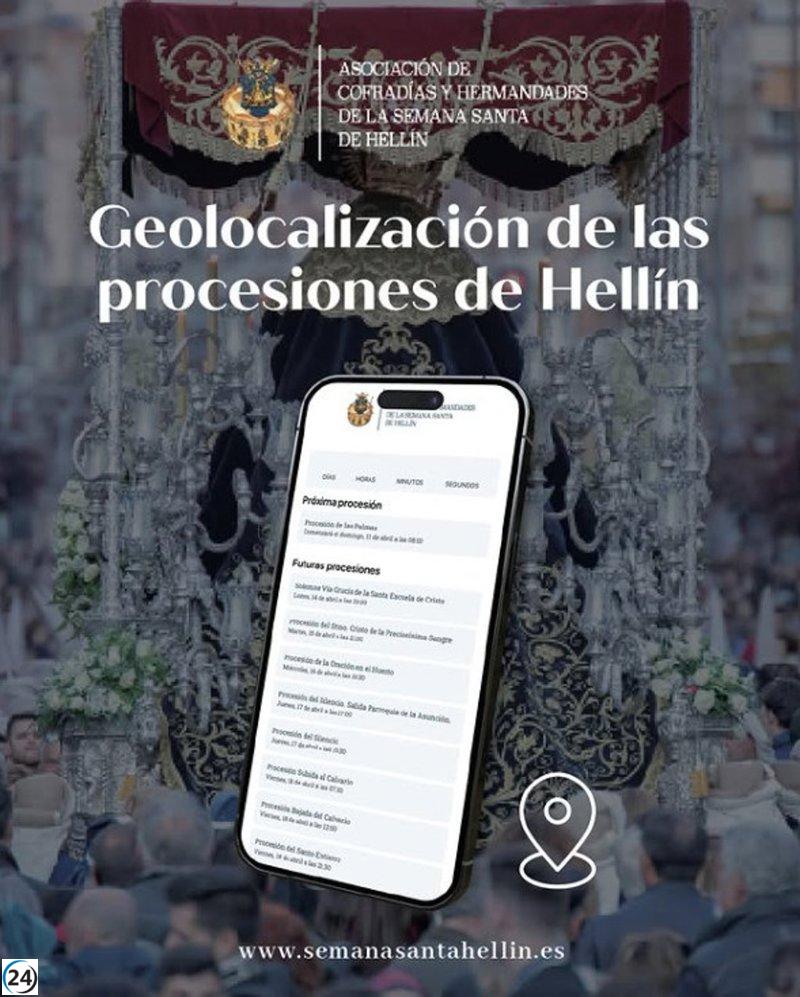 Nueva plataforma de geolocalización ofrecerá actualizaciones en tiempo real sobre las procesiones en Hellín.