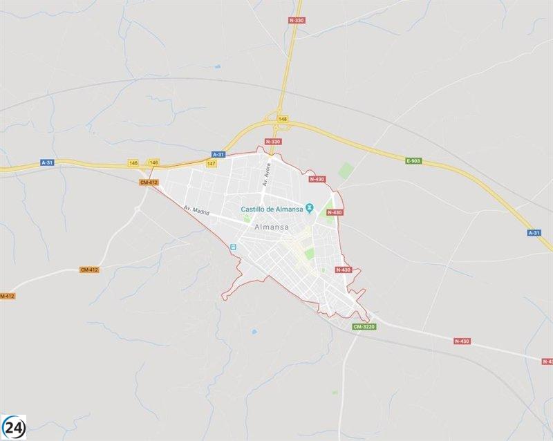 Ciclista resulta herido en Almansa tras accidente en ruta de competición complicada.