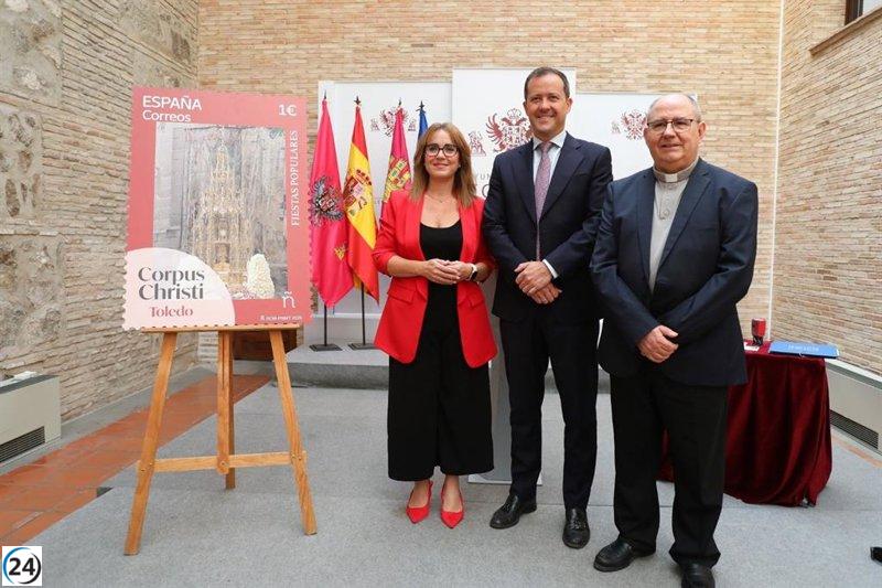 El Corpus de Toledo celebrará su fiesta con una colección de 70,000 sellos de Correos que viajarán por el mundo.