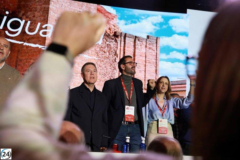 Maestre (PSOE C-LM) afirma que Page atraviesa su etapa más fuerte y cuenta con el respaldo total de los militantes en la región.
