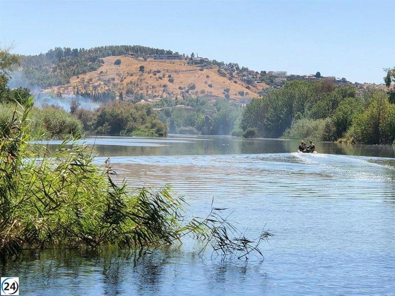 Gobierno de C-LM ignora causas del descenso en el caudal del Tajo en Toledo detectado este martes.