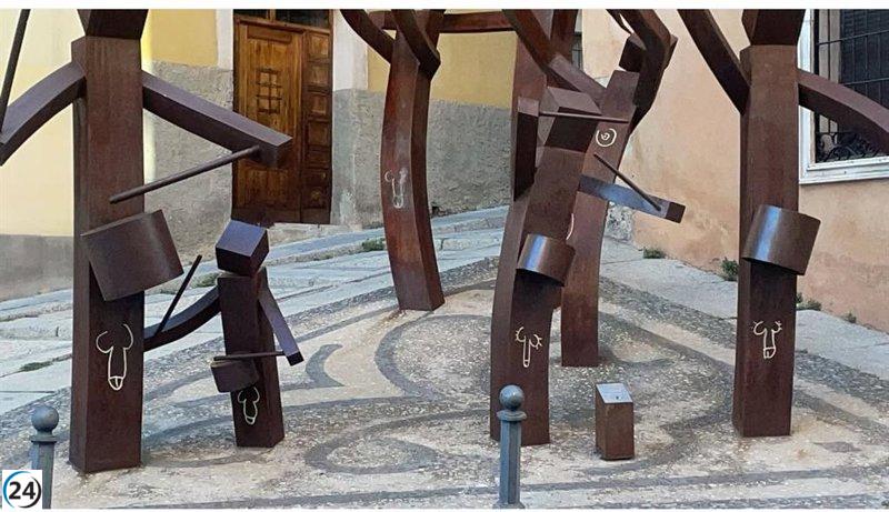 Destruyen homenaje a los turbos en la calle Palafox de Cuenca.