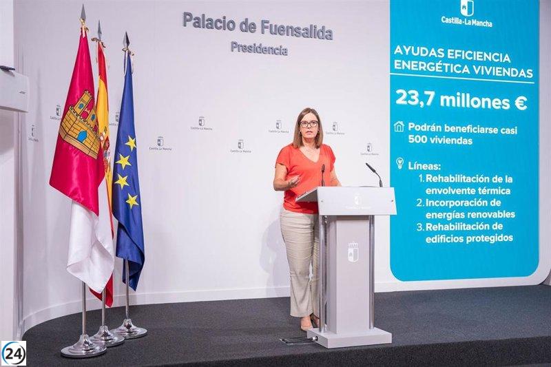 Gobierno de C-LM destina casi 24 millones de euros para potenciar la eficiencia energética en residencias.