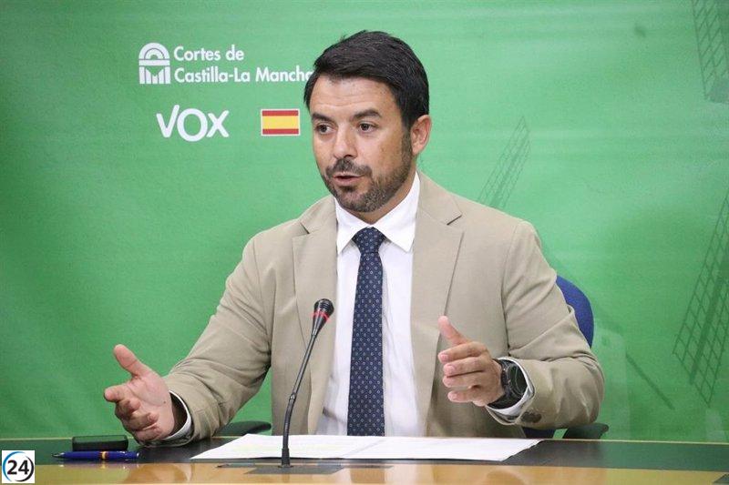 Vox critica a Cortes de C-LM por no abordar la prohibición del velo islámico y la celebración del sacrificio del cordero: 