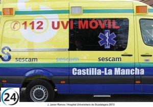 Trabajador de 30 años se encuentra en el hospital tras caer desde seis metros en Arenales de San Gregorio.