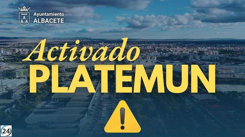 Albacete implementa Plan de Emergencia por amenaza de intensas lluvias y tormentas.