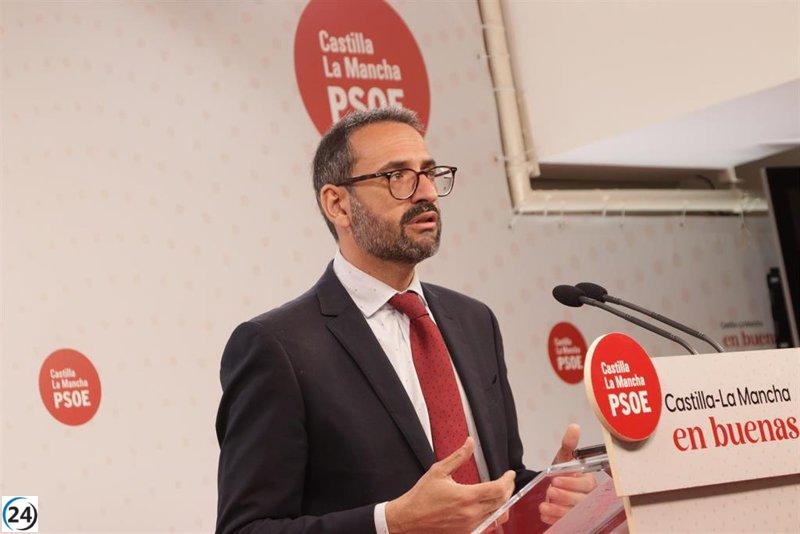 PSOE critica a Mazón por su tardía decisión de dejar el cargo y acusa a Núñez de ser una mala opción para Castilla-La Mancha.