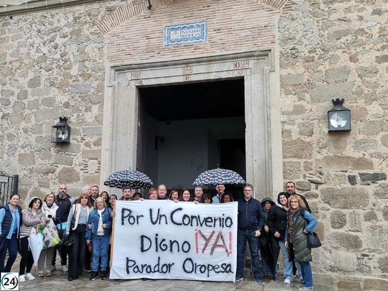 Trabajadores de los nueve Paradores de C-LM exigen mejoras ante condiciones laborales inadecuadas.