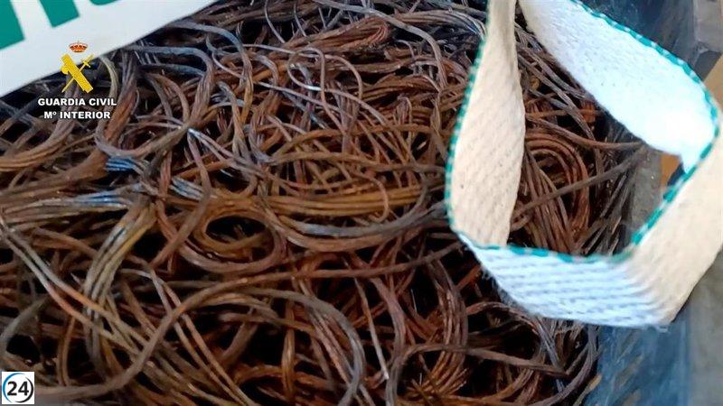 Desmantelan banda de ladrones de cobre en Alicante y Albacete.