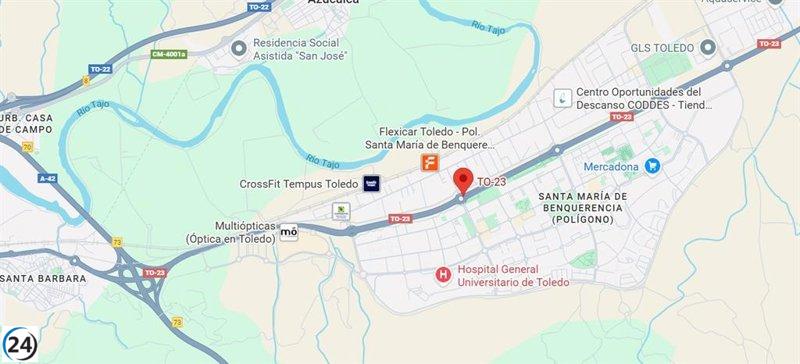 Fallece un joven en Toledo tras ser impactado por un coche mientras viajaba en patinete.