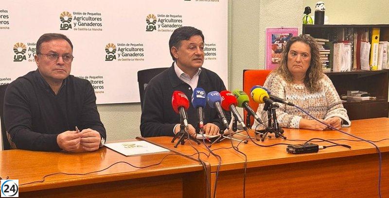 UPA C-LM anuncia protestas por la reforma de la PAC tras un difícil 2025 para la ganadería.