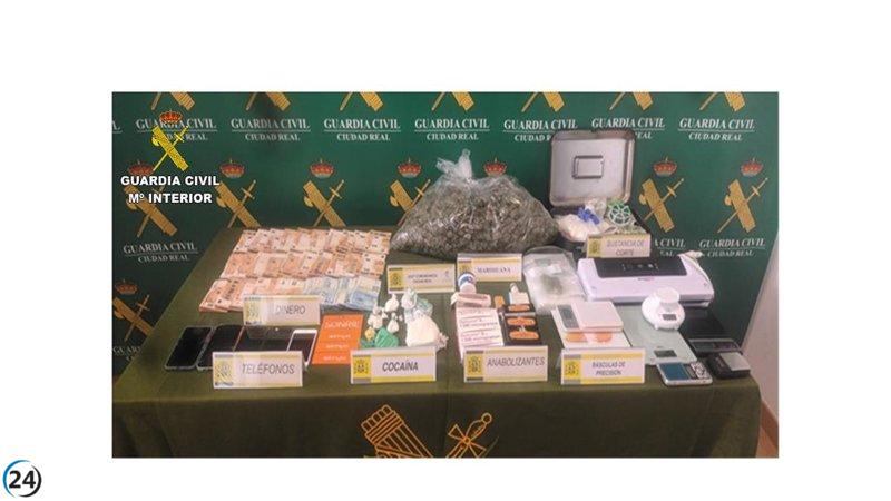 Desarticulan red de narcotráfico en Ciudad Real con la captura de nueve sospechosos.