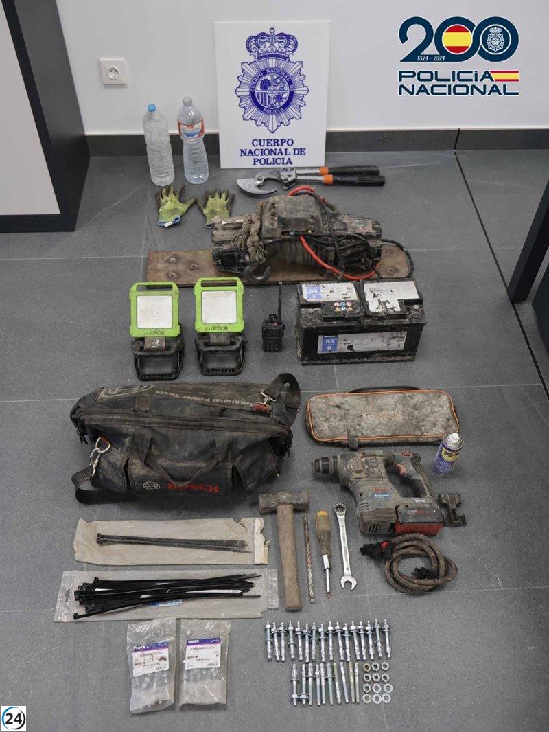 Arrestan en Cuenca a saqueador que sustrajo 12.000 euros en cobre reciclado.