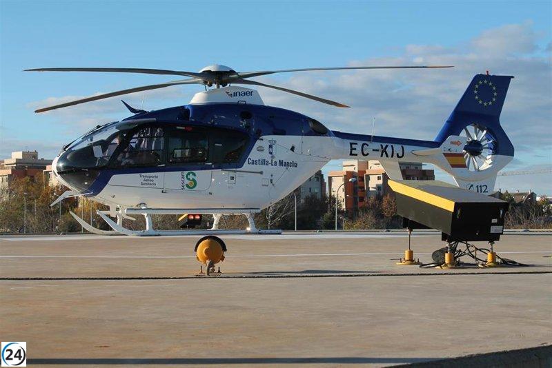 Un trabajador de 50 años sufre lesiones graves al ser atropellado por un tractor en Malpica de Tajo.