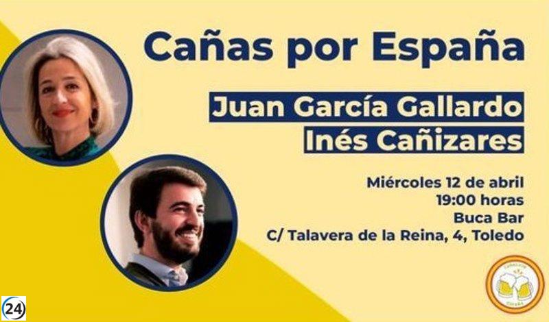 Este miércoles, Juan García-Gallardo acompañará a Inés Cañizares en un evento en Toledo.