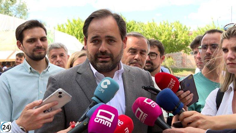 Núñez critica la postura de Page sobre los pactos del PSOE con Bildu.