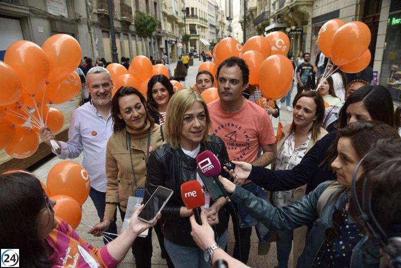 Picazo (Cs) llama a la clase media a votar por el cambio en el cierre de su campaña.