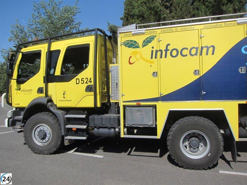 Controlado incendio en la Sierra de Cabras en Nerpio