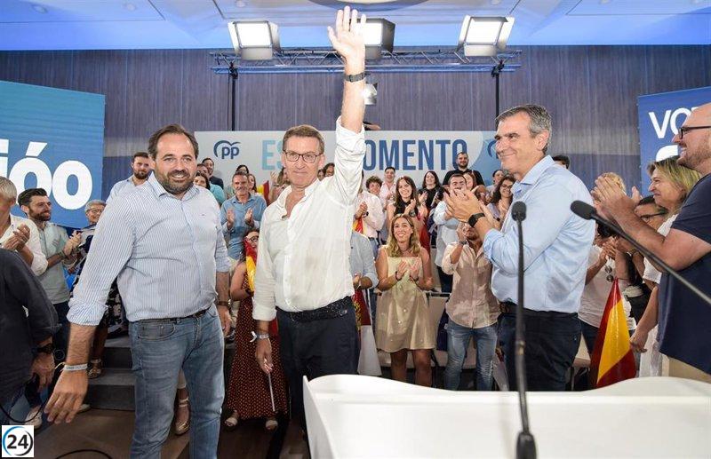 Feijóo promete desvelar la verdad sobre el pacto de Sánchez con Bruselas en fondos europeos y peajes.