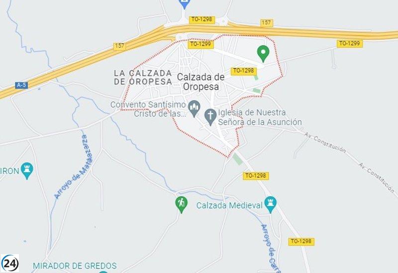 Muere motociclista al perder el control en Calzada de Oropesa
