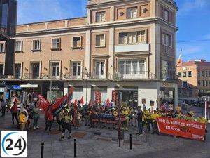 Interinos de Geacam en lucha: no pararemos hasta recibir un trato justo.
