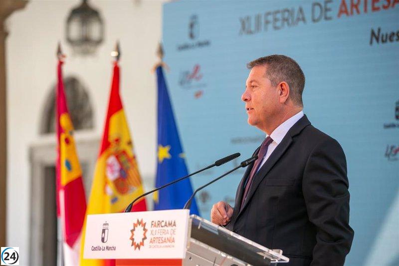 Martínez Lizán representará a C-LM en la Cumbre del Vino mientras que Page acudirá al Comité Federal del PSOE
