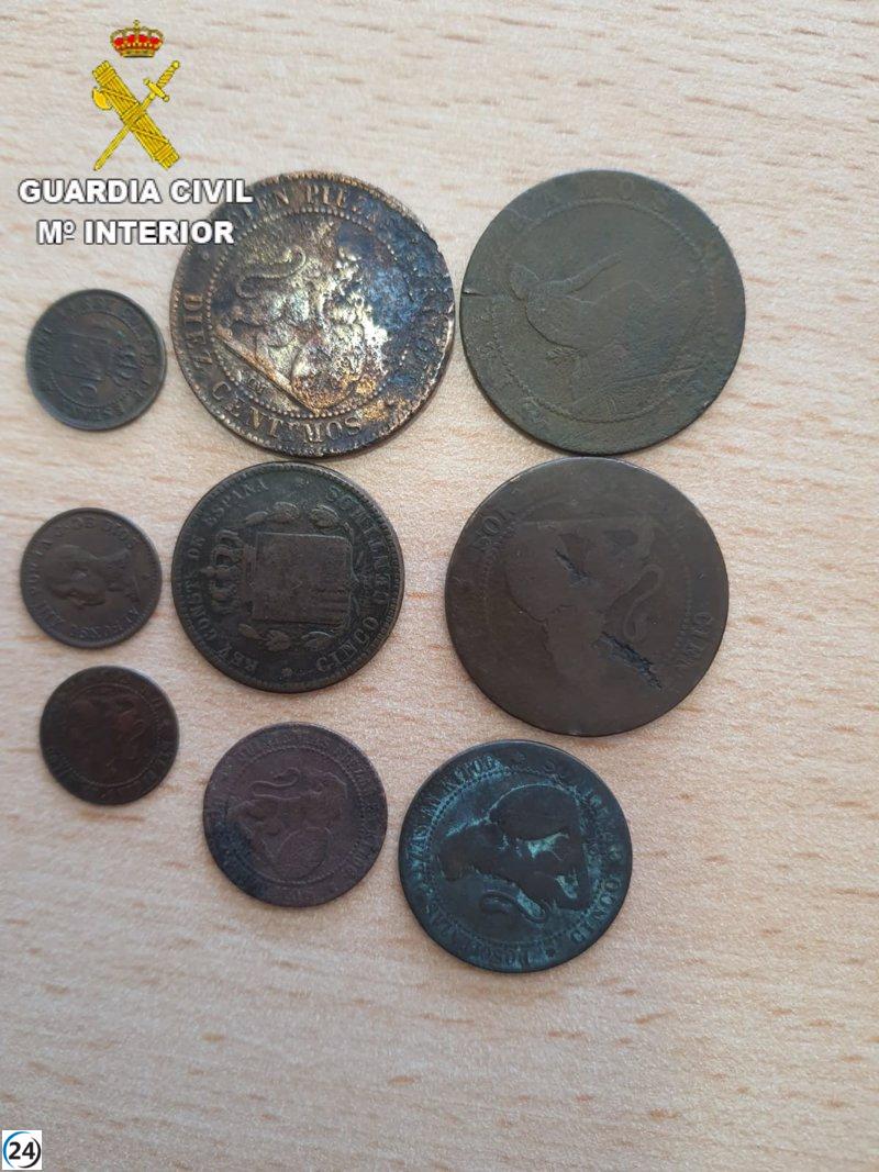 Detenido en Cuenca por comercializar ilegalmente 34 monedas antiguas robadas